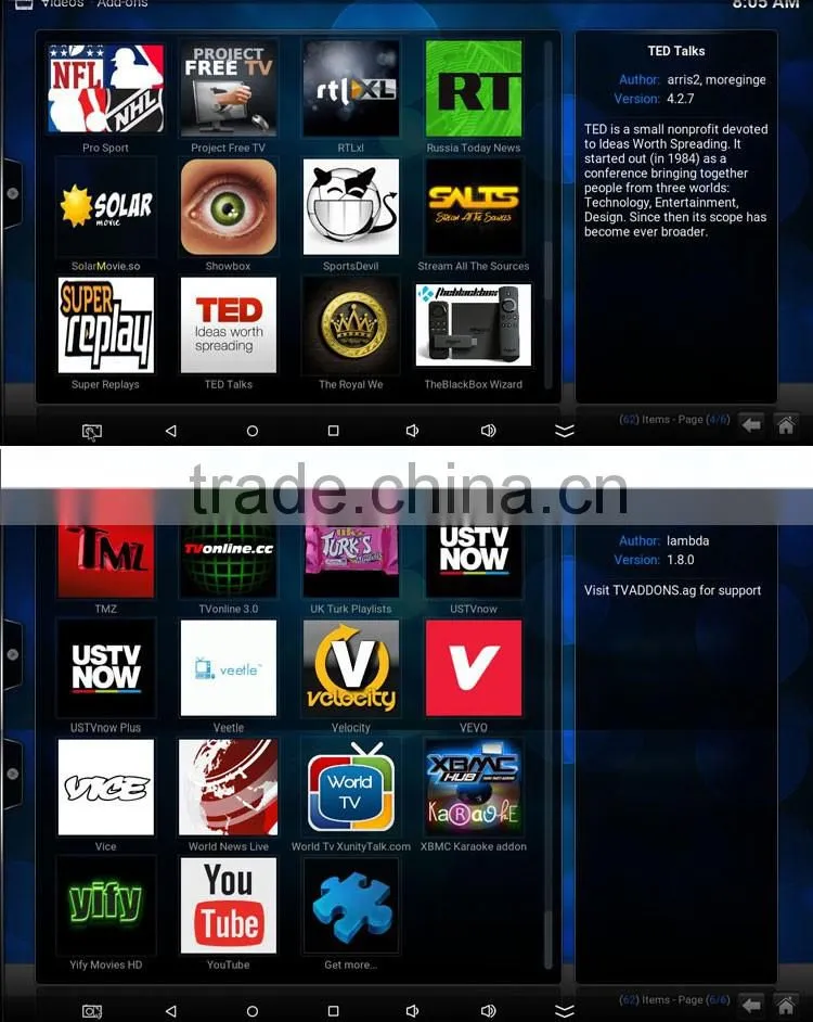 2016 cheapest M8S M8 kodi google play store android tv box, android 5.1 M9 M8 h.264 h.265 ott tv box