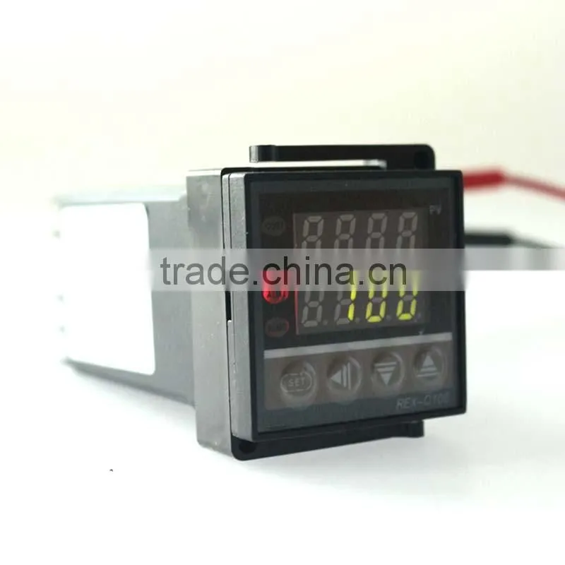 Dual Digital PID Temperature Controller Kit REX-C100 with SSR-40DA + heat sink + 2m quality K probe