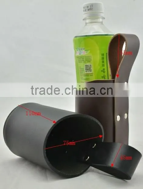 New Fashion Leather Drink Bottle Holder for Saddle Horn