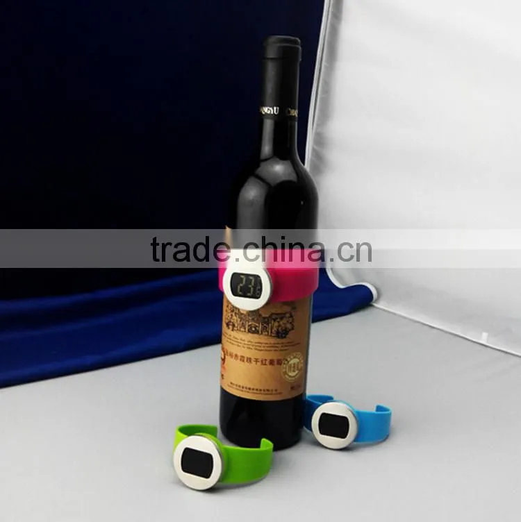 Promotional High Quality Digital Bottle LCD Wine Thermometer