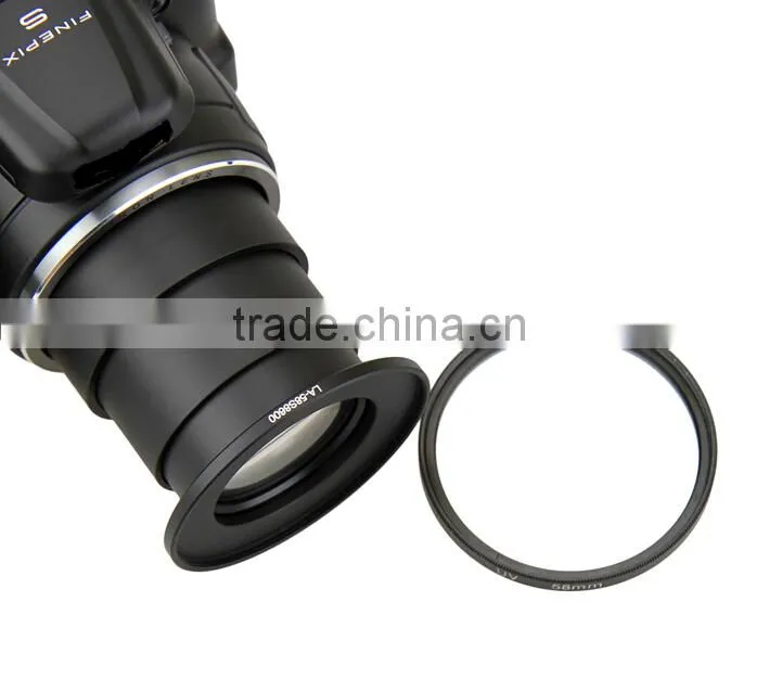 58mm Lens Ring For Camera JJC LA-58S8600 Camera Lens Adapter Ring 58mm For FUJIFILM FinePix S8600