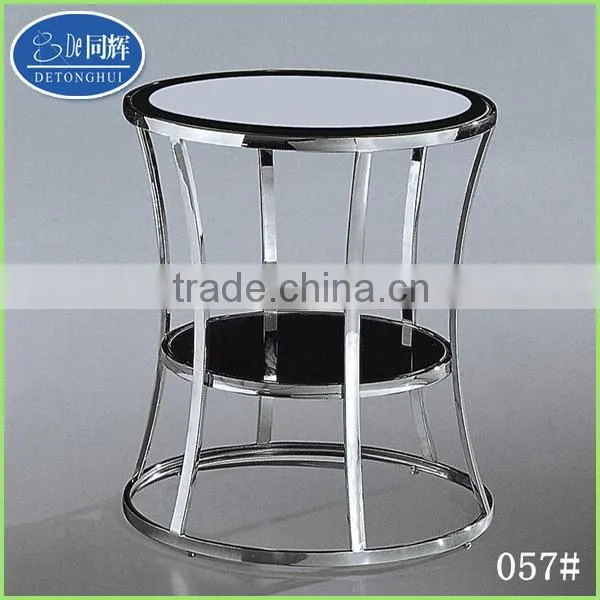 Office furniture glass side flower table (053#)