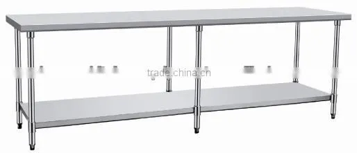 Double Layers Stainless Steel Work Table/Kitchen Work Table For Sale BN-W11