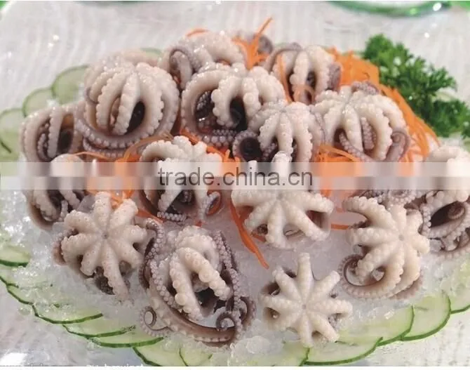 china seafood IQF sushi food seasoned baby octopus manufacture