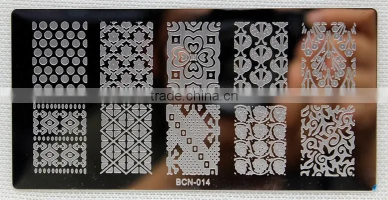 Nail DIY Tips Design Black Nail Art Image Printing Plate Polish Stamping Template low-priced