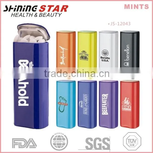 Various colors boxed breath mints