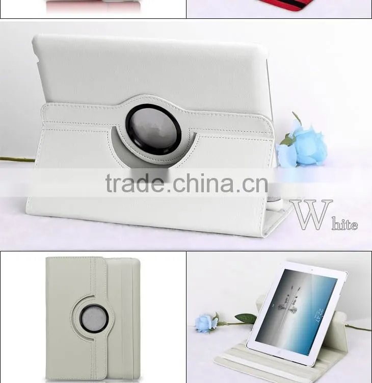 Leather Rotating Cover Case Pouch for iPad 2/3/4/5 Air