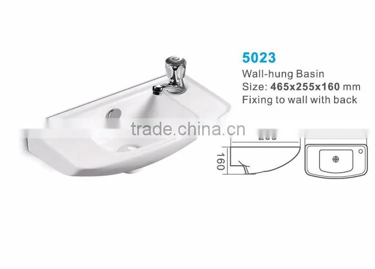 Chaozhou ceramic wall hung wash basin