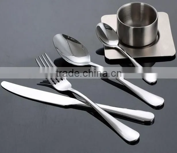 Plain handle Stainless table fork made by Junzhan factory directly with low price