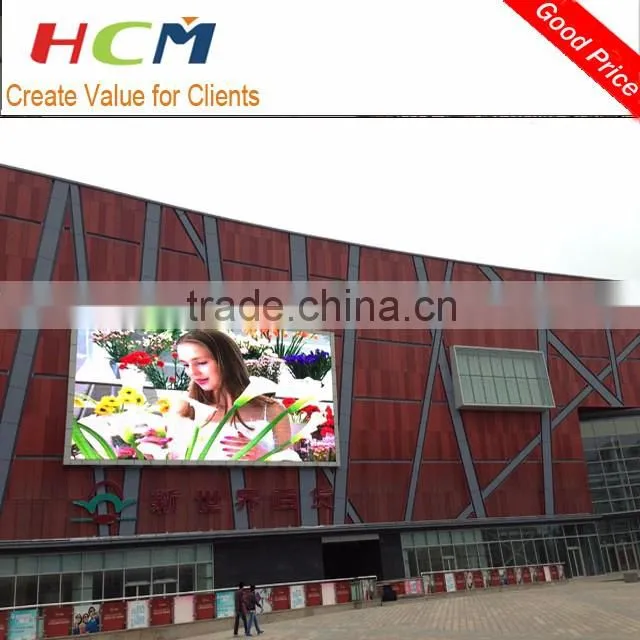 hot sale p6 p8 p10 led outdoor display big HD video screen wall price for advertising