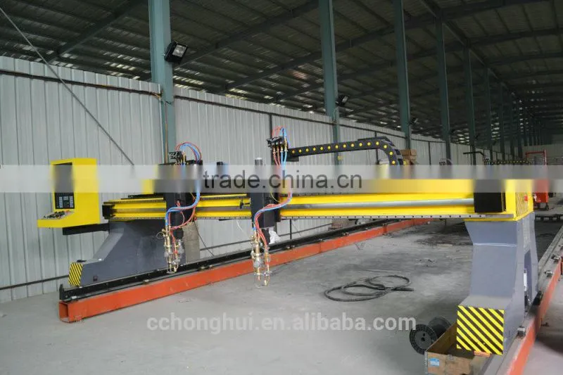 automatic gas cutting machine for thick plates