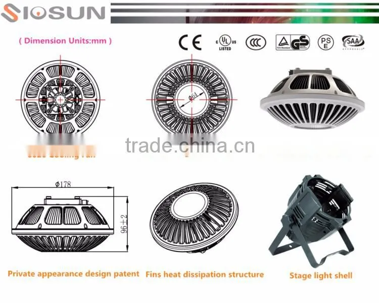high power 100W recessed led track light Shenzhen Siosun