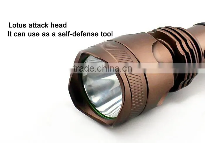 Goread A9 Q5 aluminum 3W high bright spot beam tactical flashlight