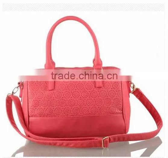 Dual use lady fashion leather handbags