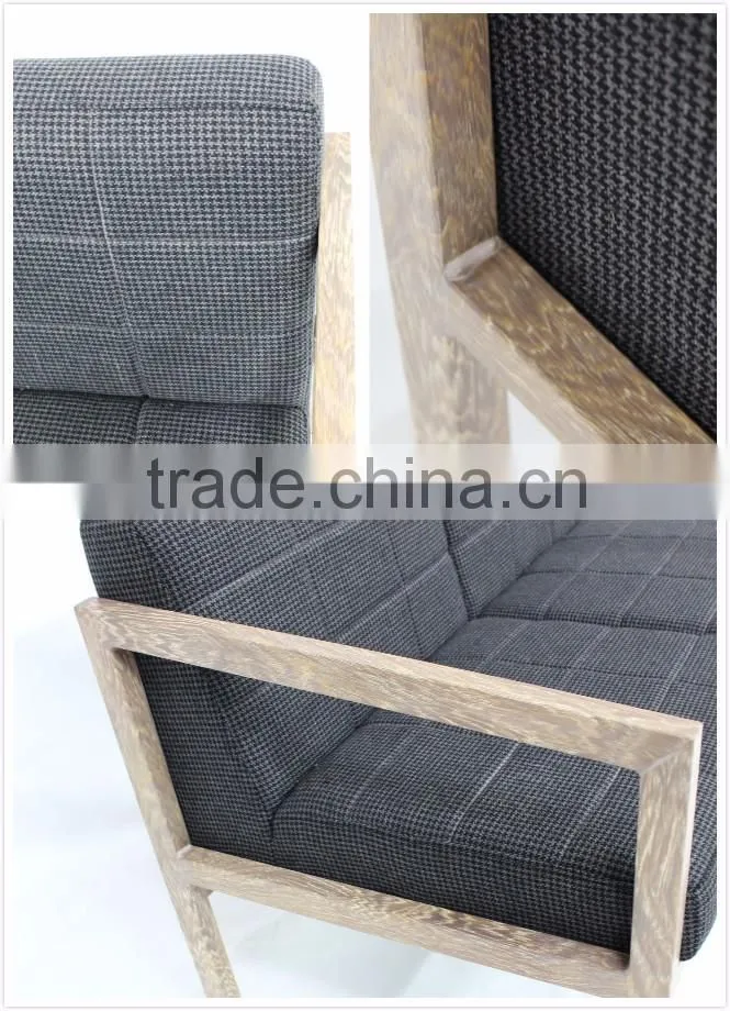 Imitated wooden matel sofa