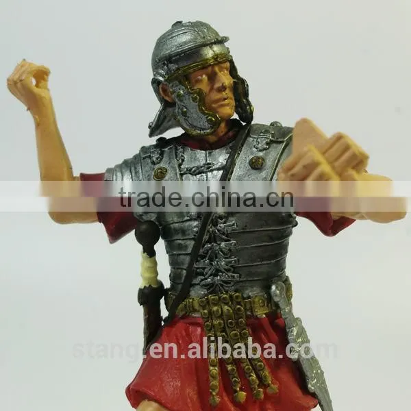 2014 Hot Sale Custom Plastic Toy Action Figure.With Metal Efects Color.