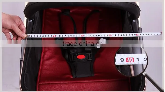 High-view, Aluminum Alloy, Shock Absorption, Portable and Foldable Stroller for Baby to Sit or Lie down