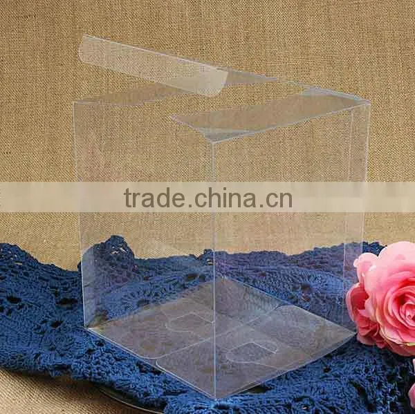 transparent plastic box with compartment