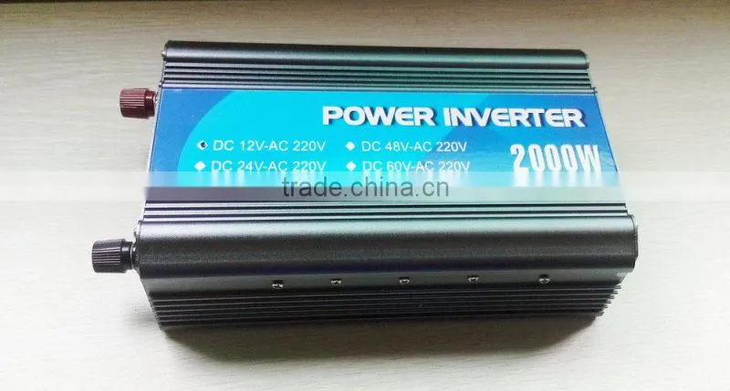 2015 New inverter 2000W power inverter 12v to 220v dc ac