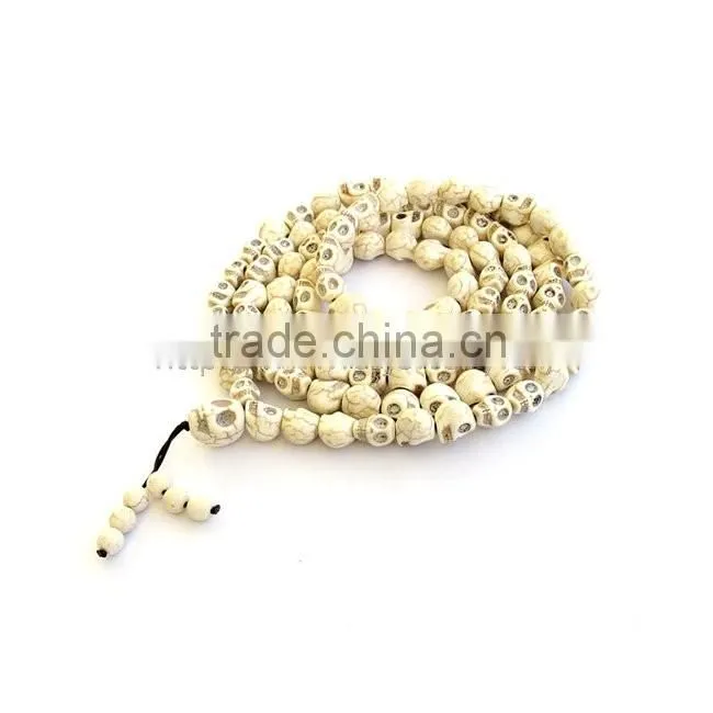 Lords prayer and cross stainless steel necklace natural stone stretch bracelets yellow prayer beads