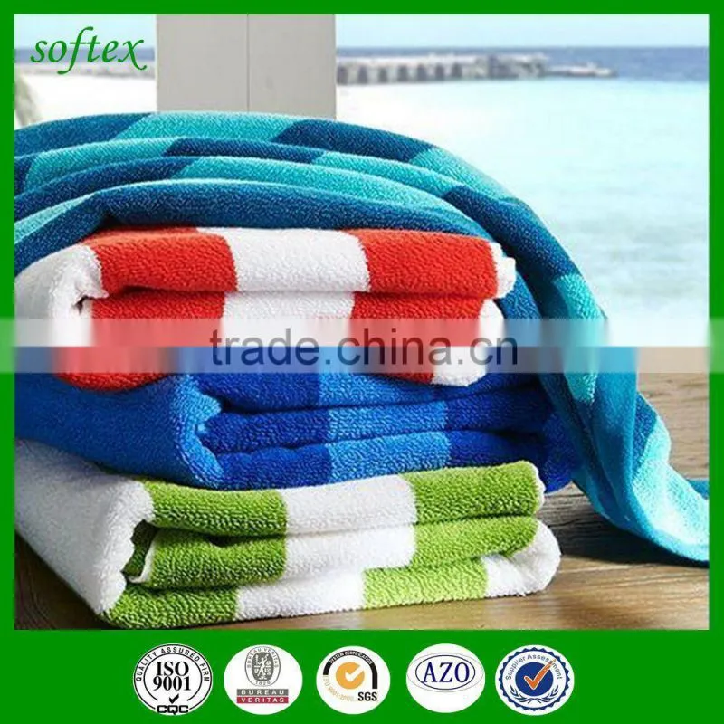 alibaba china stripe cotton wholesale beach towels in bulk