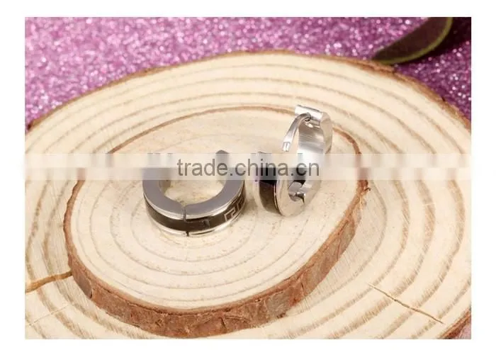 316L jewellery cool style trend 2016 hoop earrings for man