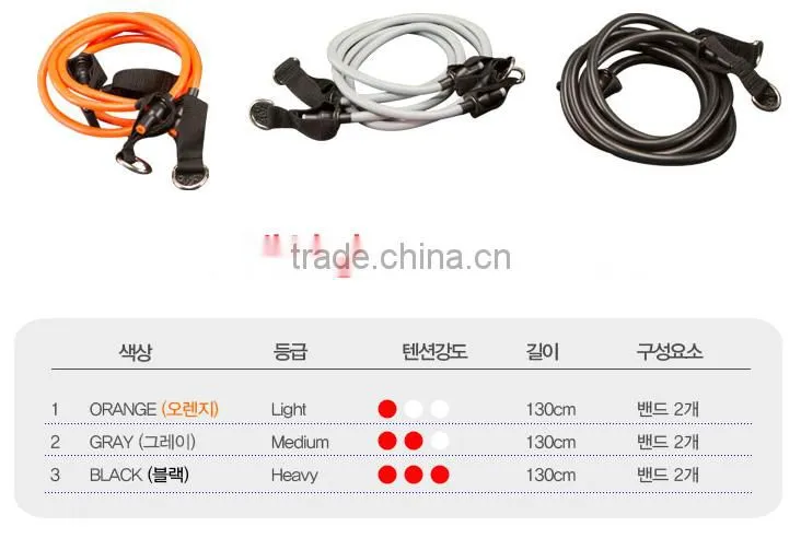 DOUBLE POWER RESISTANCE 3BANDS SET/ Gym Equipment/ Rack