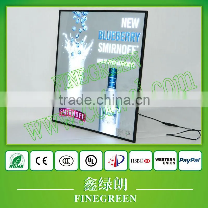 led lighting box with lighting advertising