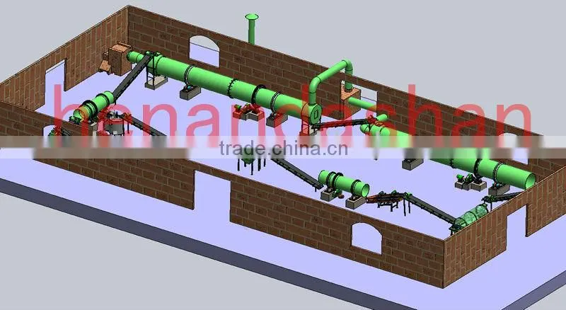 henan dashan hot Sale multi functional organic fertilizer granulator