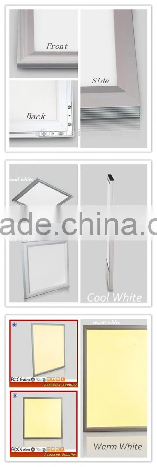 2x2FT 100w Ulior Brand 3 Hours Emergency led panel light 600x600