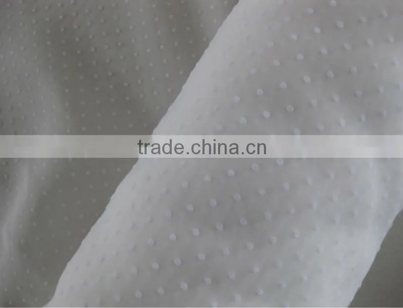 Flocking Organza Fabric for Holiday Decorations and Curtains