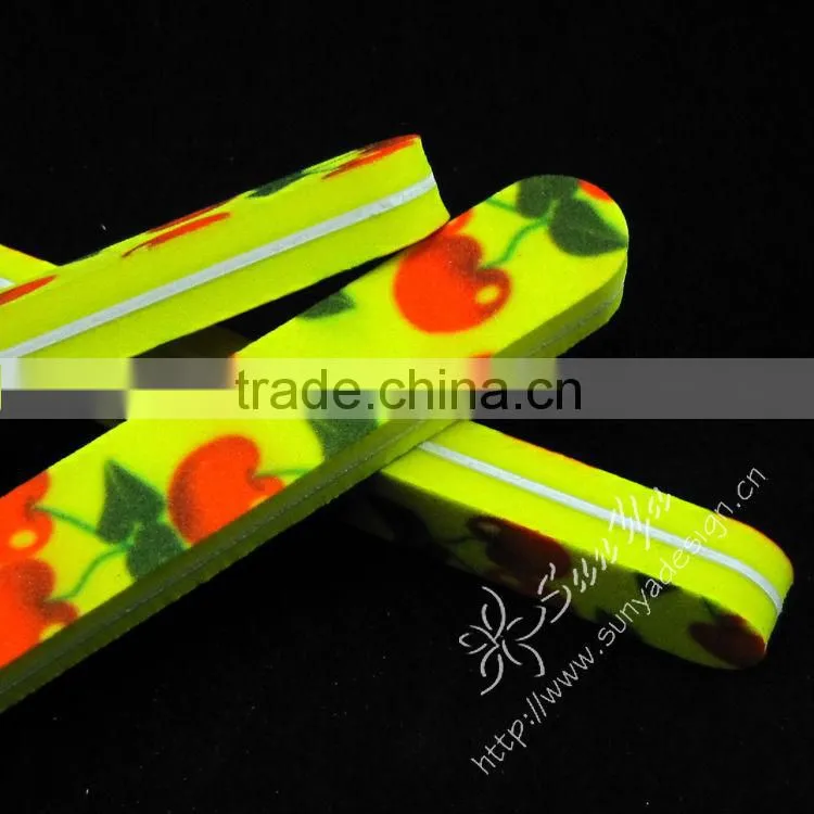 Professional&Creative new product Beautiful printed Waterproof sponge nail file