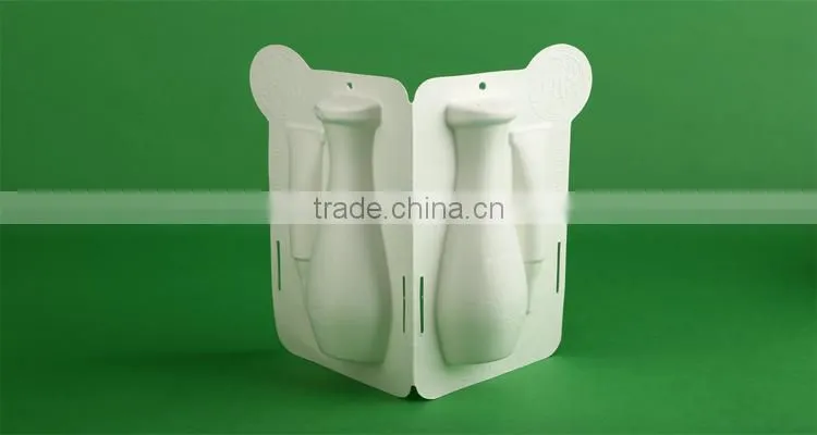 Eco-friendly manufacturer supply pulp cosmetic packaging tray