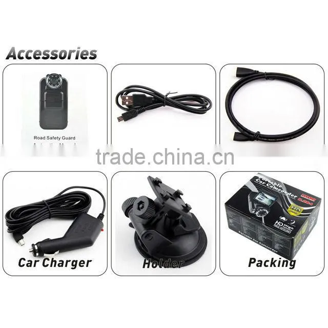 2.0 inch HD screen night vision 1080P dvr camera with G-sensor SOS button car black box h198