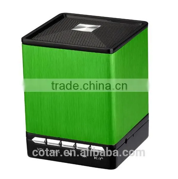 AJ-66 High quality battery removable cube bluetooth speaker