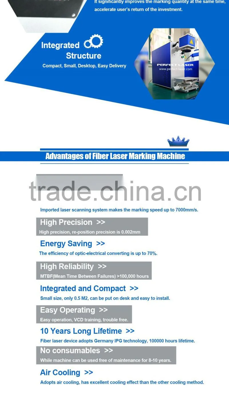 Skype: perfectlaser012 10W/20W/30W fiber color laser marking machine
