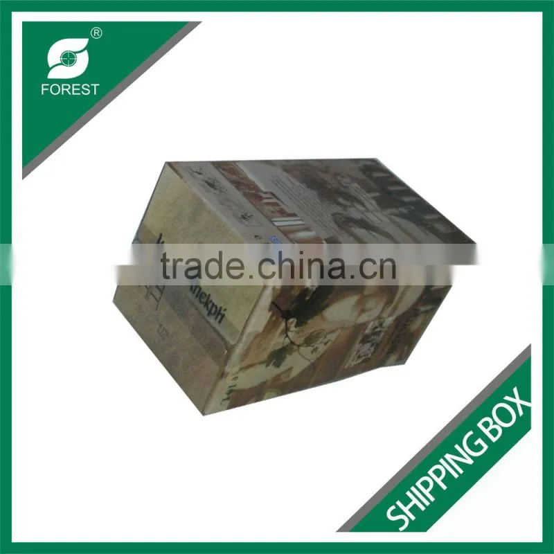 SINGLE WINE BOTTLES PAPER SHIPPING BOX LUXURY WINE CORRUGATED SHIPPING BOX