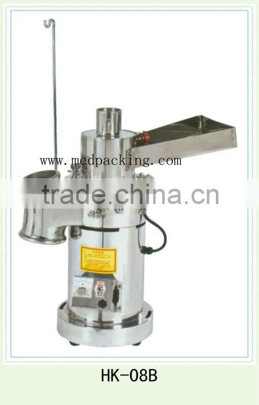 HK-08B Automatic Hammer Mill Herb Grinder,pulverizing machine,3 filter bags