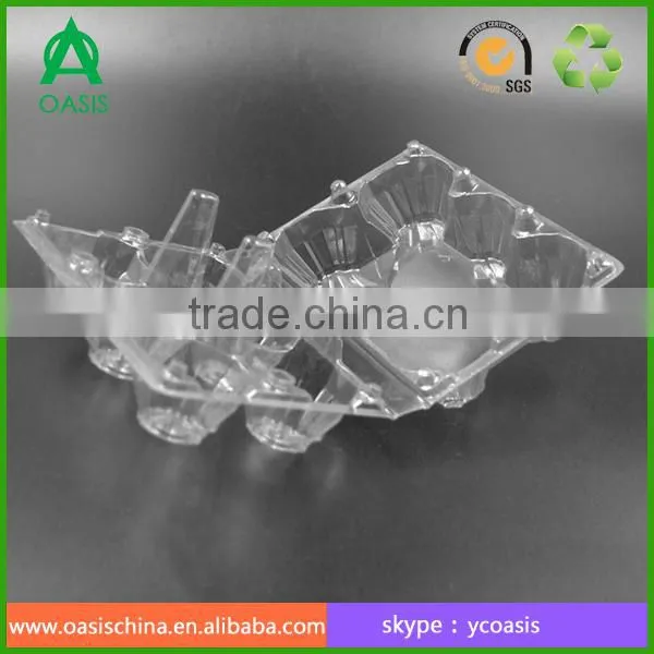 Clear plastic 6holes eggs boxes