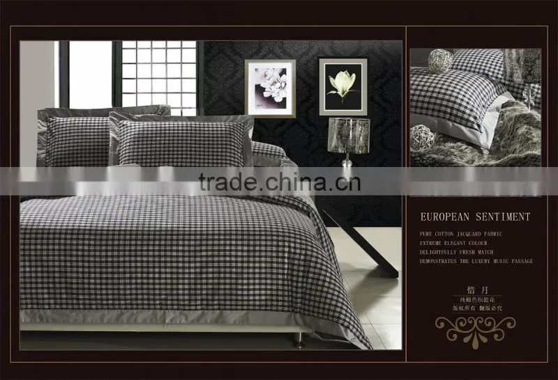 yarn dyed 100% cotton 50*50/140*80 bedding sets