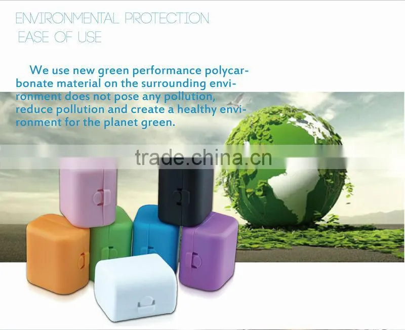 Electronic gift items box package small multiple travel plug adapter