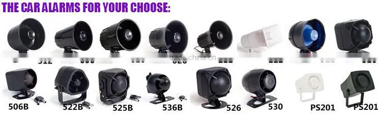 DC 12v small siren CAR alarm siren alarm siren 24V hot sell