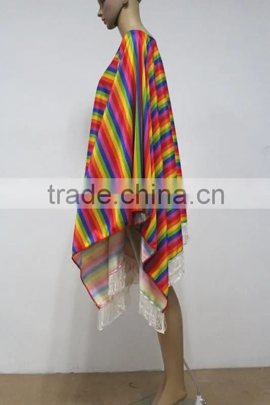 Cheaper colorized printing cosplay Poncho PGPF0025