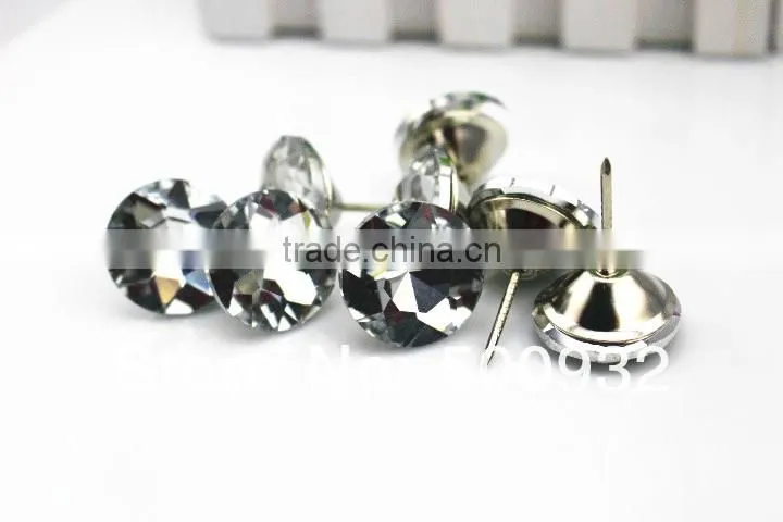 25mm Crystal button glass button for sofa adornment
