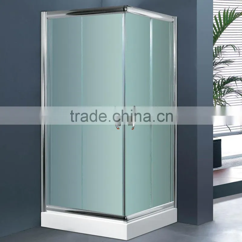 round shower room with tempered frosted glass Y611B