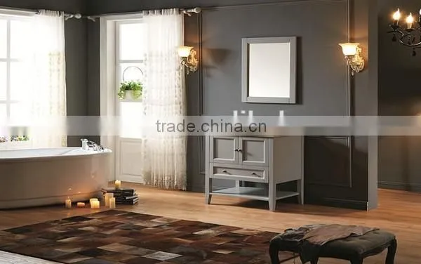 Wholesale Solid Oak Wood Bathroom Cabinet