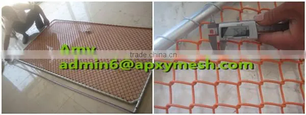Cheap hdpe mesh fence ,fine mesh chain link fence