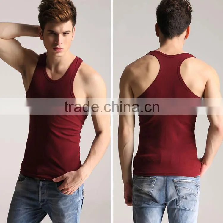 New design fashion training vest or mens tank top and tank top men with high quality accept OEM service
