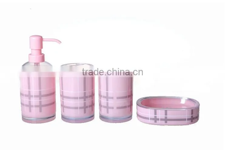 England Style Plain Plastic Toilet Brush Set Toilet Brush Holder