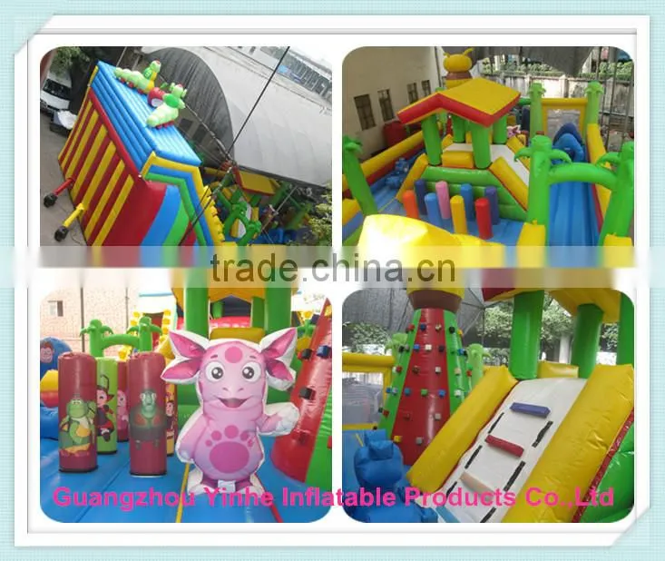 Cheap Giant Inflatable Dragon Slide for kids